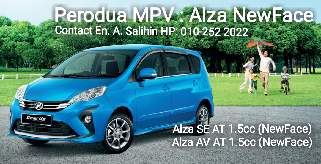 Perodua MPV Alza KK Sabah 2020 – Kereta Baru Perodua di 