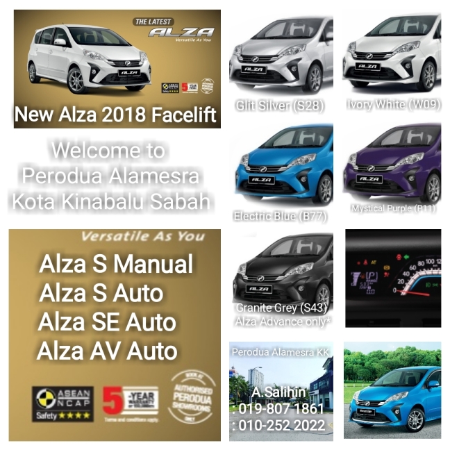 Perodua Kota Kinabalu Sabah (Alamesra) – Katalog harga 